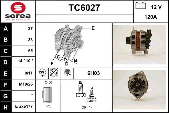 Sera TC6027 - Генератор unicars.by