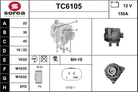 Sera TC6105 - Генератор unicars.by