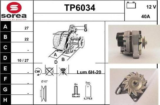 Sera TP6034 - Генератор unicars.by