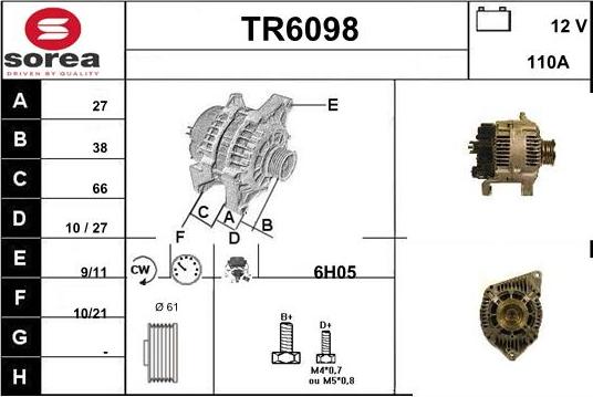 Sera TR6098 - Генератор unicars.by