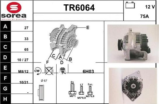 Sera TR6064 - Генератор unicars.by