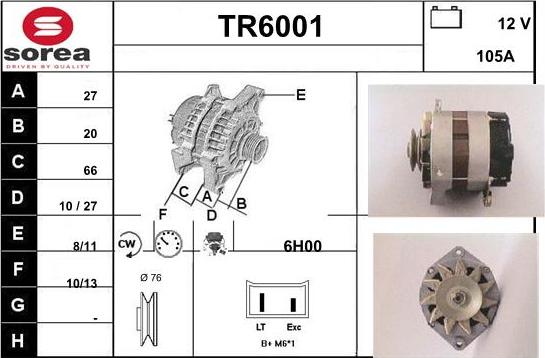 Sera TR6001 - Генератор unicars.by