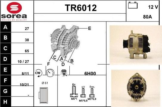 Sera TR6012 - Генератор unicars.by