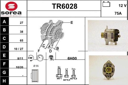 Sera TR6028 - Генератор unicars.by