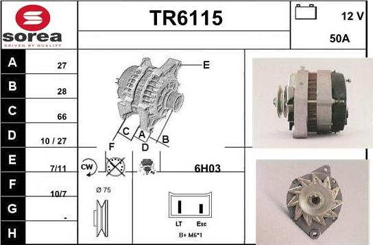 Sera TR6115 - Генератор unicars.by