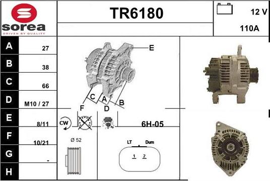 Sera TR6180 - Генератор unicars.by