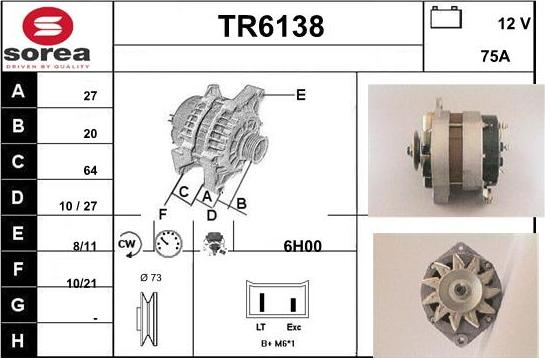 Sera TR6138 - Генератор unicars.by