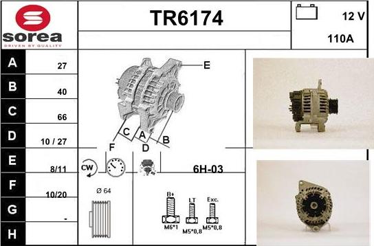 Sera TR6174 - Генератор unicars.by