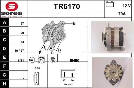 Sera TR6170 - Генератор unicars.by