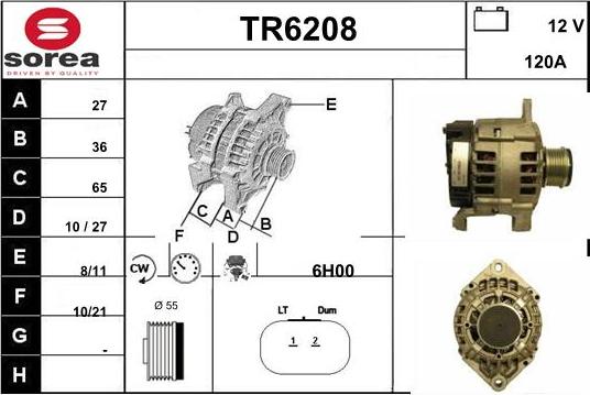 Sera TR6208 - Генератор unicars.by