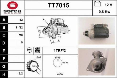 Sera TT7015 - Стартер unicars.by