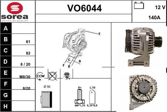 Sera VO6044 - Генератор unicars.by