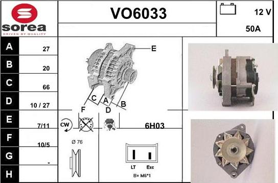 Sera VO6033 - Генератор unicars.by