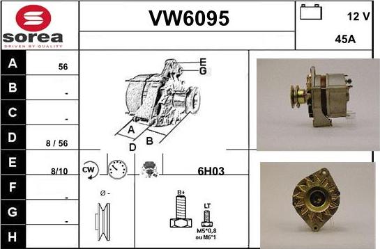 Sera VW6095 - Генератор unicars.by