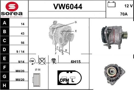 Sera VW6044 - Генератор unicars.by