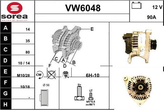 Sera VW6048 - Генератор unicars.by