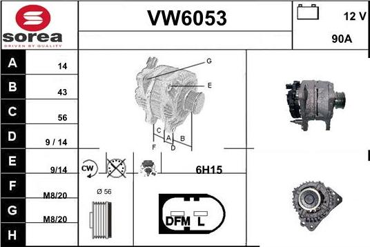 Sera VW6053 - Генератор unicars.by