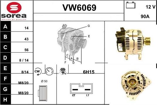 Sera VW6069 - Генератор unicars.by