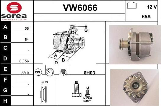 Sera VW6066 - Генератор unicars.by