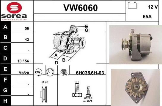 Sera VW6060 - Генератор unicars.by