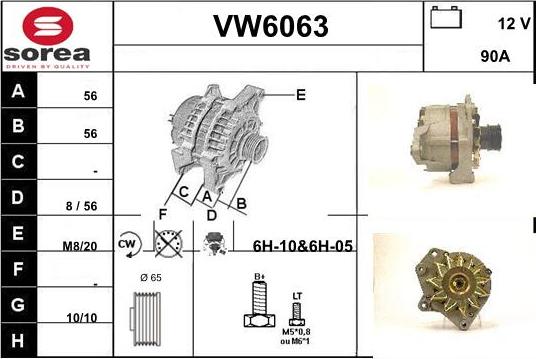 Sera VW6063 - Генератор unicars.by