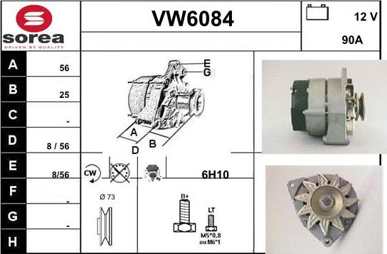 Sera VW6084 - Генератор unicars.by