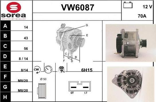 Sera VW6087 - Генератор unicars.by