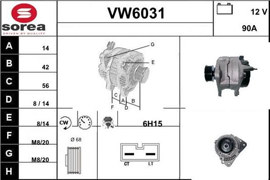 Sera VW6031 - Генератор unicars.by