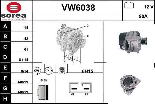 Sera VW6038 - Генератор unicars.by