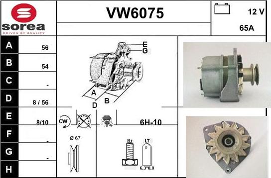 Sera VW6075 - Генератор unicars.by