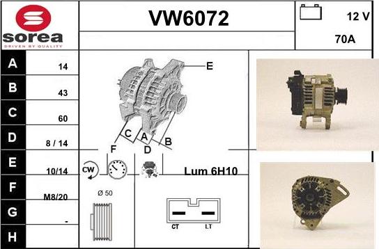 Sera VW6072 - Генератор unicars.by