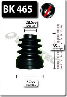 Shaftec BK465 - Пыльник, приводной вал unicars.by