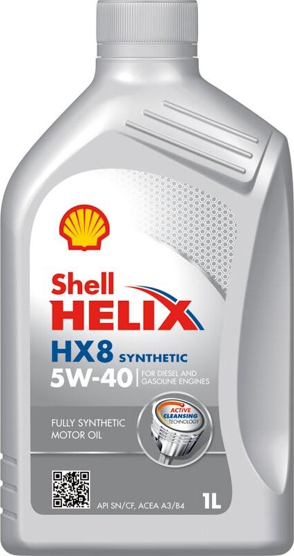 Shell 5W40 HELIX HX8 SYNTHETIC 1L - Моторное масло unicars.by