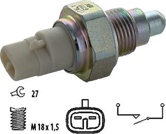 Sidat 3.234208 - Датчик, переключатель, фара заднего хода unicars.by