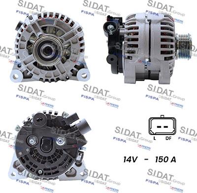 Sidat A12DR1225A2 - Генератор unicars.by