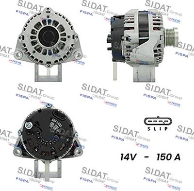 Sidat A12DR0446A2 - Генератор unicars.by