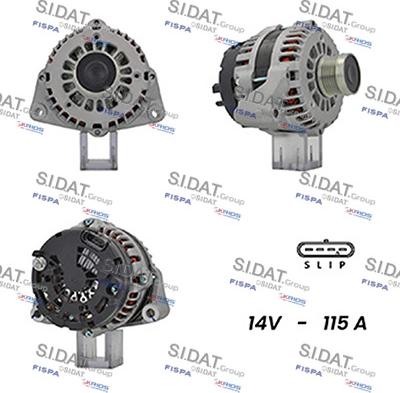 Sidat A12DR1118A2 - Генератор unicars.by