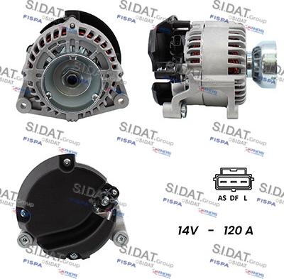 Sidat A12VS0061A2 - Генератор unicars.by