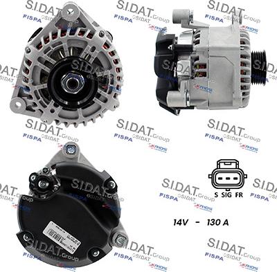 Sidat A12VS1166A2 - Генератор unicars.by