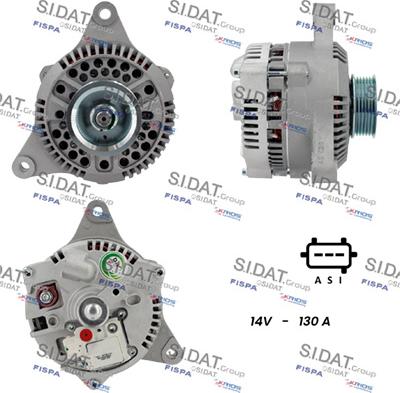 Sidat A12VS1278A2 - Генератор unicars.by