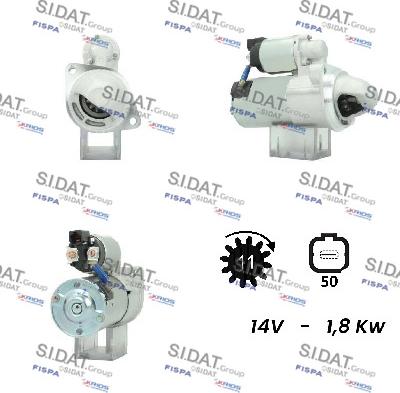 Sidat S12DR0563A2 - Стартер unicars.by