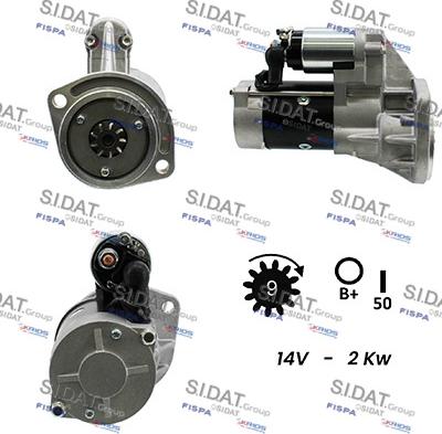 Sidat S12HT0034A2 - Стартер unicars.by