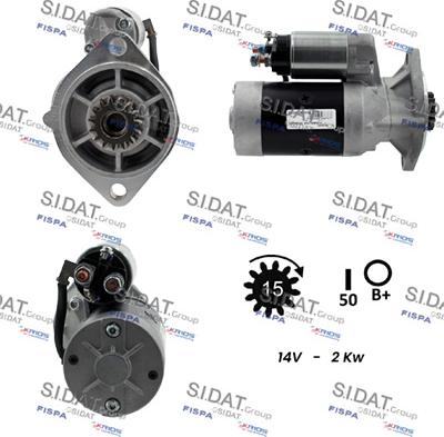 Sidat S12HT0815A2 - Стартер unicars.by