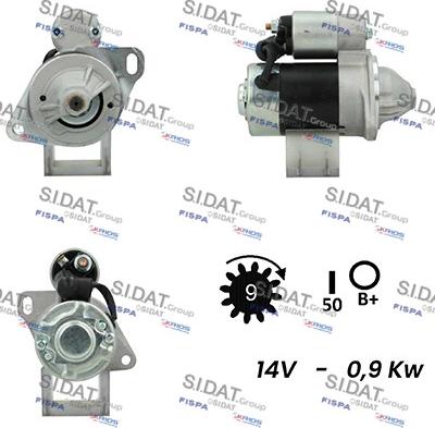 Sidat S12HT0397A2 - Стартер unicars.by