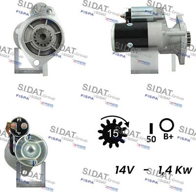 Sidat S12HT0312A2 - Стартер unicars.by