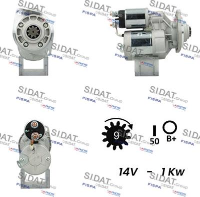 Sidat S12MG0353A2 - Стартер unicars.by