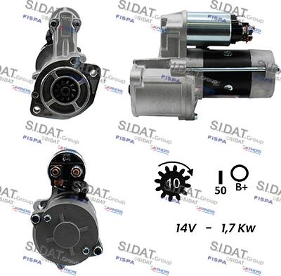 Sidat S12MH0130A2 - Стартер unicars.by