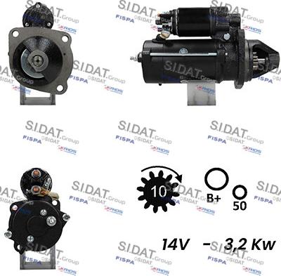 Sidat S12ML0197A2 - Стартер unicars.by