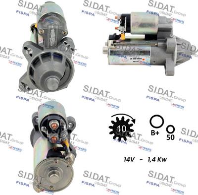 Sidat S12VS0694 - Стартер unicars.by