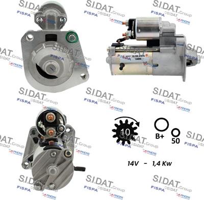 Sidat S12VS0369 - Стартер unicars.by